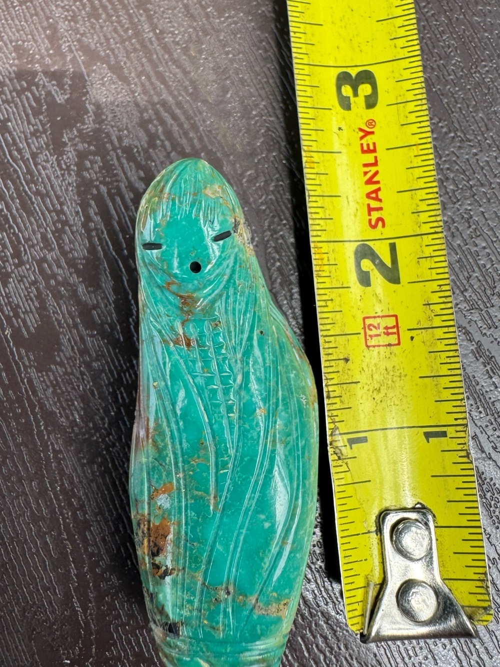 Turquoise Stone Guardian Sculpture - Brand: - Picture 4 of 4
